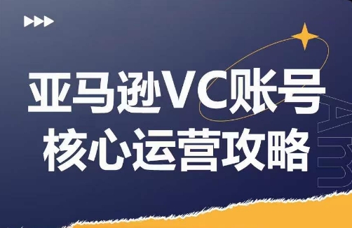 亚马逊VC账号核心玩法解析，实战经验拆解产品模块运营技巧，提升店铺GMV，有效提升运营利润-极速轻创