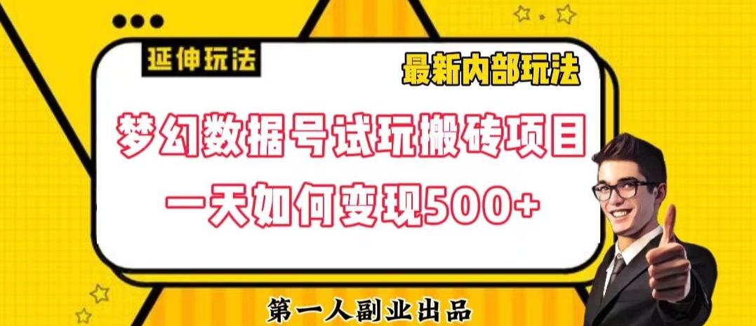 数据号回归玩法游戏试玩搬砖项目再创日入500+【揭秘】-极速轻创