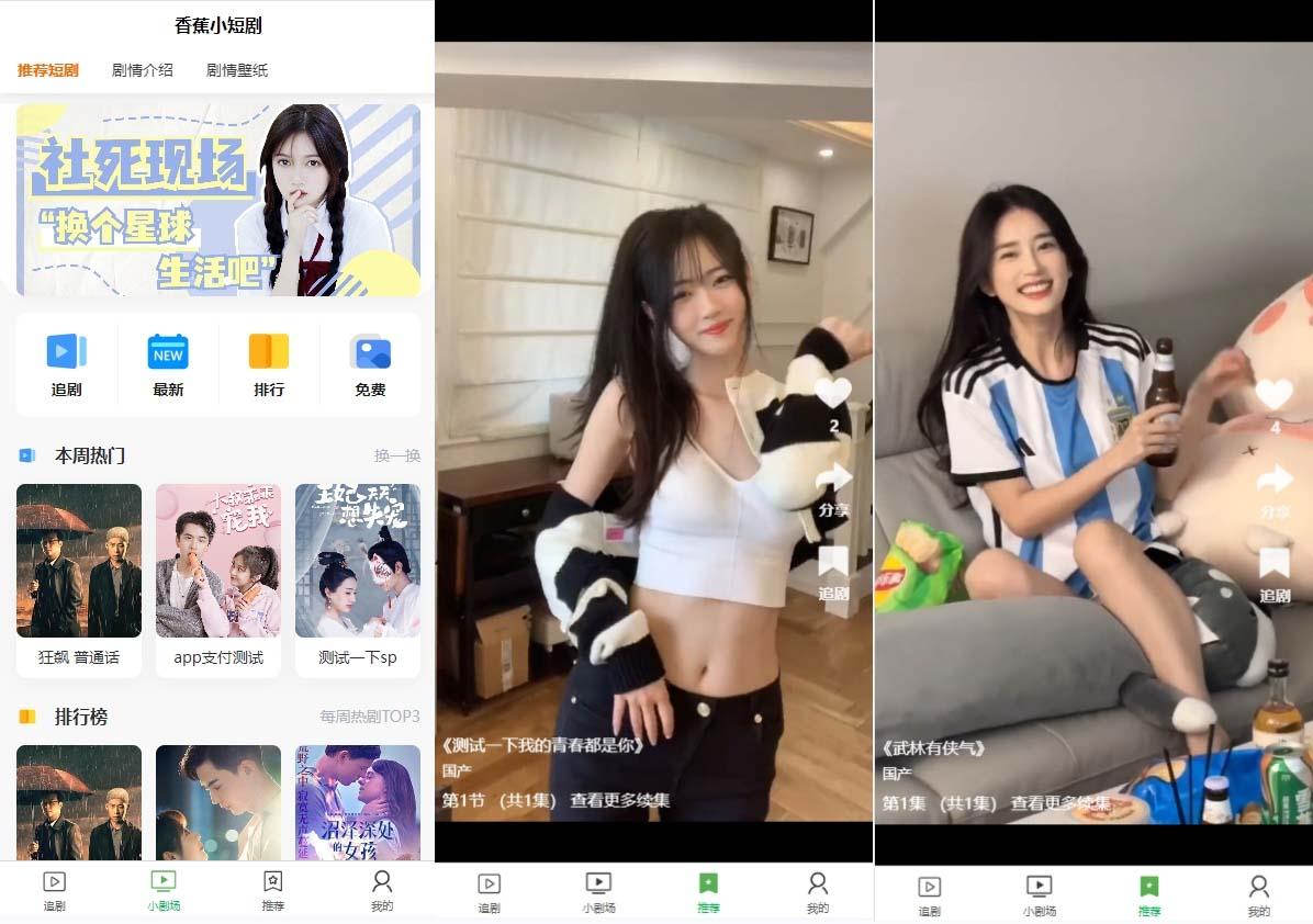 (8542期)小剧场短剧影视系统源码 全开源 带支付收益+会员机制+代理推广等模式【…-极速轻创